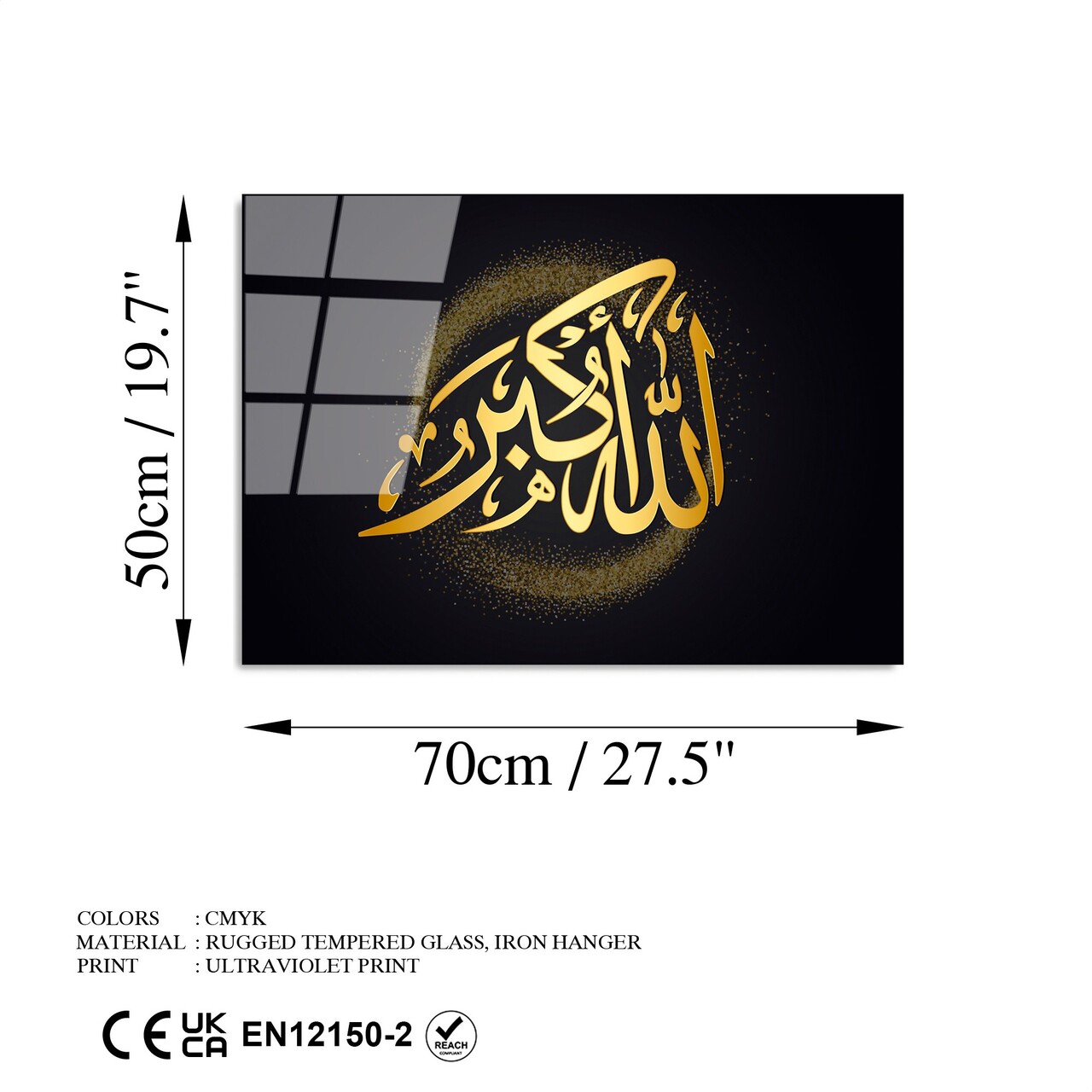 Tablou decorativ, UV-441 50 x 70, 50 x 70 cm, Multicolor - view 8