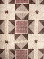 Lenjerie de pat dubla Patchwork, Homla, 160x200 cm, 3 piese, bumbac, maro/bej