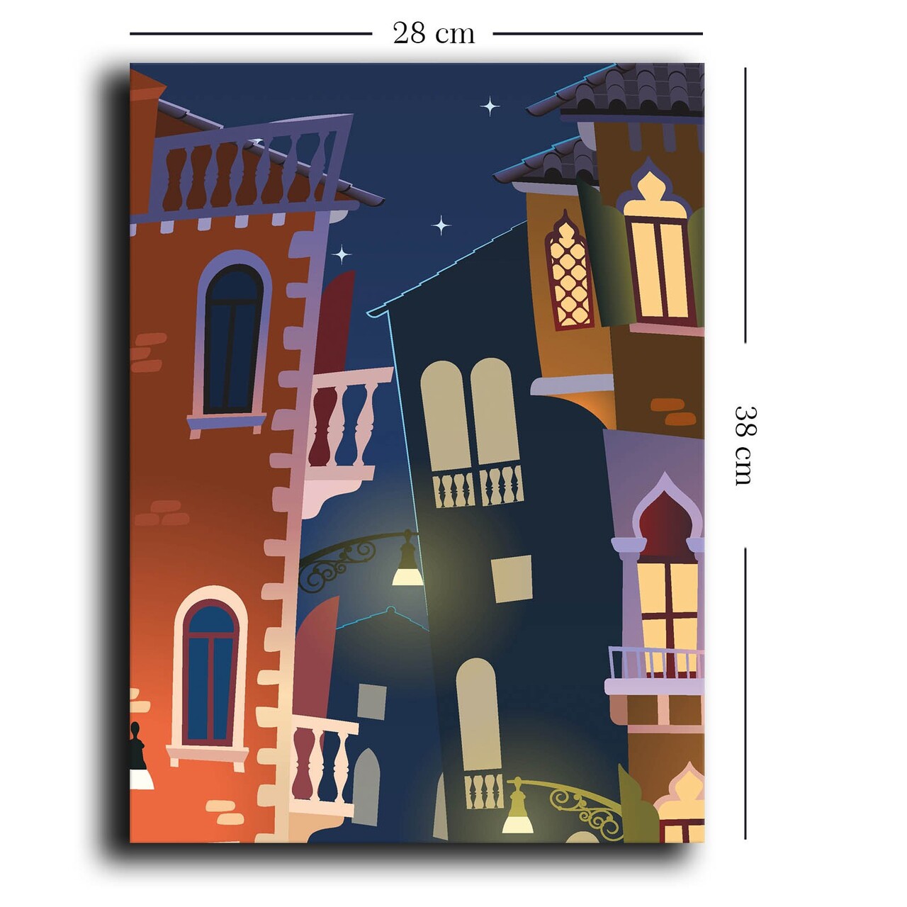 Tablou decorativ, 2838COC-004, Cadru din pin (2,8 mm), Multicolor - view 3