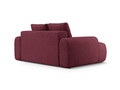 Canapea 2 locuri, Linz, Cosmopolitan Design, 175x100x84 cm, tesatura structurata, bordo