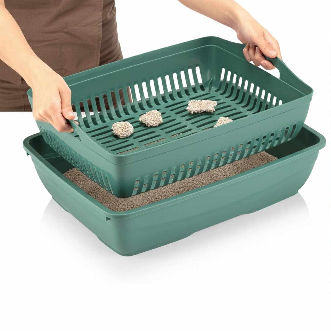 Litiera pentru pisici, Paws &amp; Whiskers, 5088-03 2, Verde - view 3