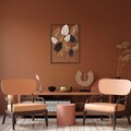 Decoratiune de perete, Atmi, Metal, Dimensiune: 50 x 70 x 5 cm, Multicolor