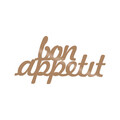 Decoratiune de perete, Bon Appetit 1, Metal, Dimensiune: 50 x 30 cm, Cupru