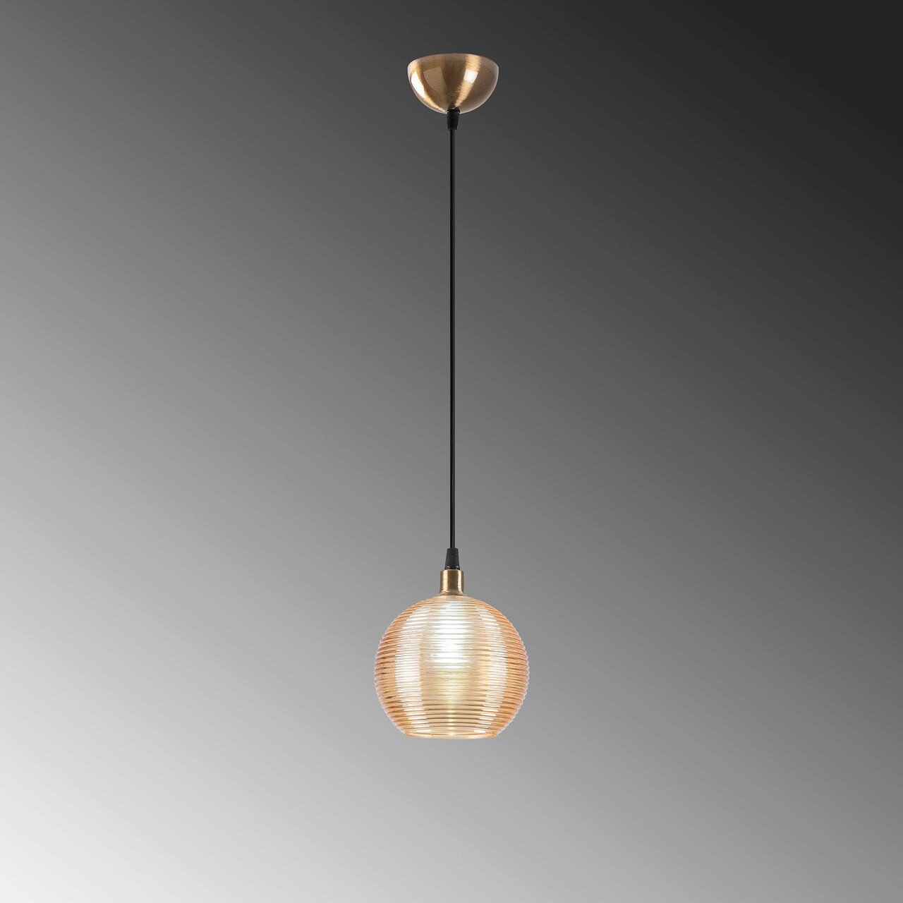Lustra Tatum 584TTM1174 Metal Galben / Vintage