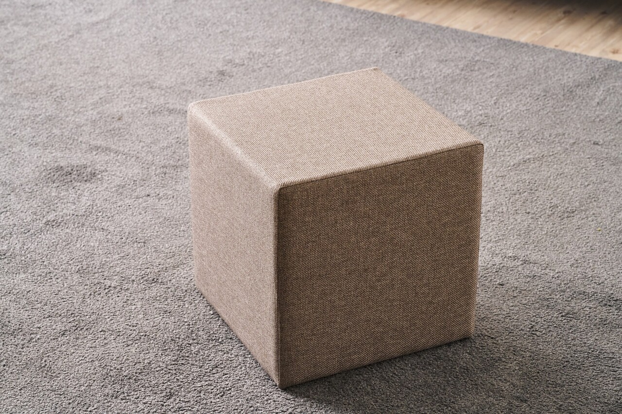Taburet, Atelier del Sofa, 825BLC5105, Lemn, Maro - view 2