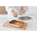 Caserola pentru pranz, Brabantia, Make&Take, 26x17.4x6.3 cm, 2 L, inox, argintiu mat