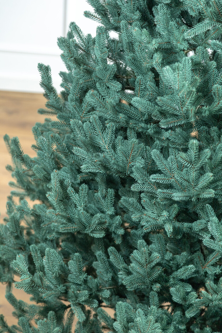 Brad artificial Christmas Deluxe by Sersimo, Viena Select argintiu, integral 3D, 210cm — imaginea 17