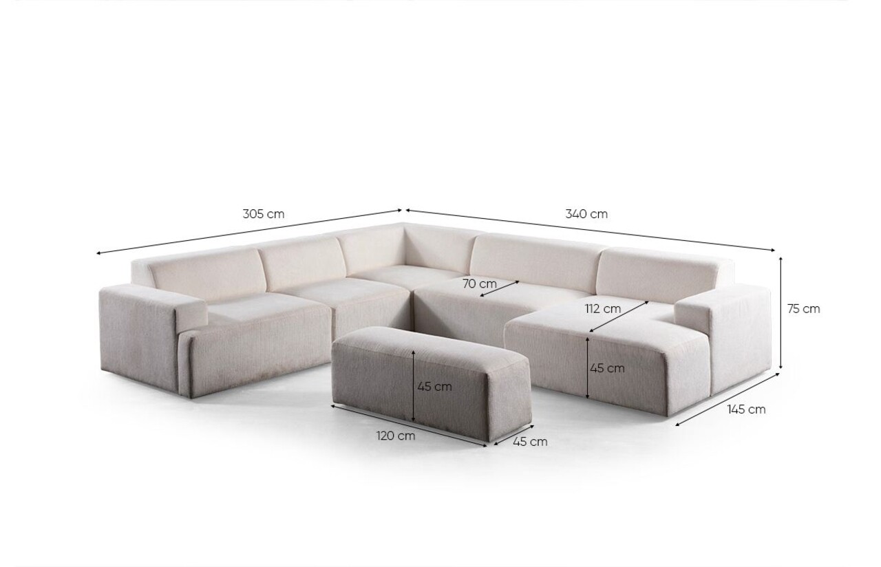 Coltar, Atelier del Sofa, 560ARE5237, Cadru: LEMN/PAL, Alb