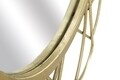 Oglinda decorativa Glam Isra, Mauro Ferretti, Ø 81.5 cm, fier/oglinda, auriu