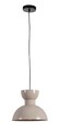 Lustra Jabalpur, Bizzotto, D30x25 cm, 1 x E27, 25W, metal/bumbac, bej