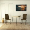 Masa, Comforty, Sandalf, 90x75x90 cm, Stejar