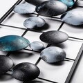 Decoratiune de perete, Camber, Metal, 90 x 32 x 4 cm, Multicolor