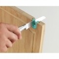 Tocator cu dispozitiv de ascutit cutite, Wenko, 33 x 23 cm, bambus, natur