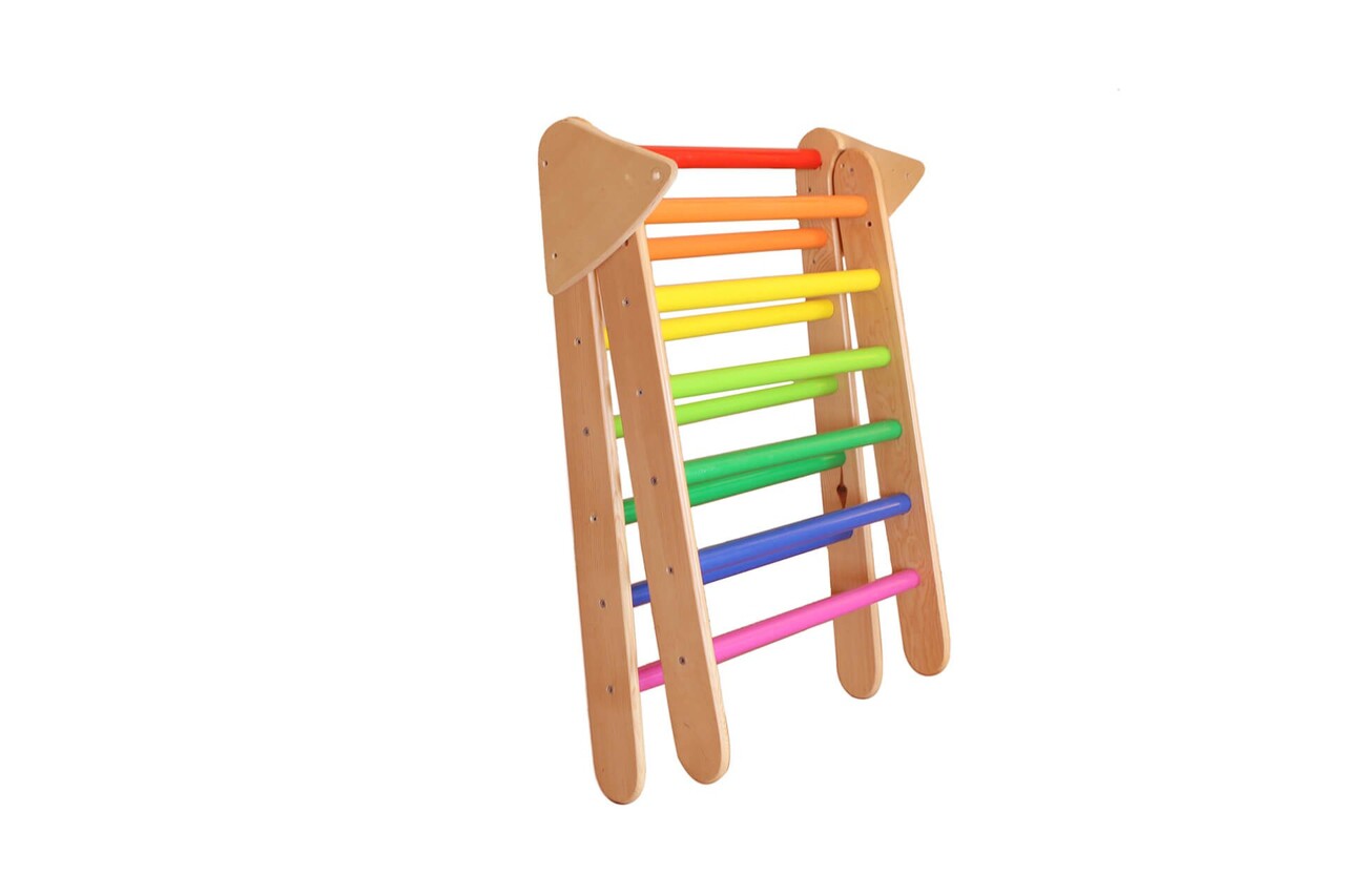 Jucarie pentru landou/carucior, Hanah Home, Stairs, 90x90x64 cm, Multicolor - view 4