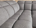 Coltar extensibil stanga 4 locuri ELTAP, LT-04PAO, Falconn, 258x208x107 cm, lemn/poliester, gri inchis