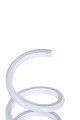 Lampa de masa, Curlux, 509CRL1114, Aluminiu, Alb