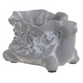 Ghiveci InArt Turtle, 14.5 x 11 x 9 cm, ciment, gri