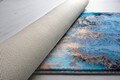 Set 2 covorase de baie Water Foam, Confetti, 50x57 cm/57x100 cm, albastru
