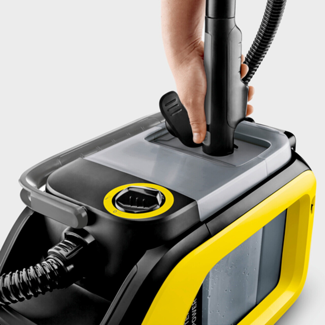 Aspirator cu spalare prin injectie-extractie cu acumulator SE 3-18 Compact Battery Set, Karcher, galben — imaginea 8