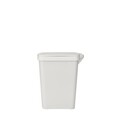 Cos de gunoi cu pedala, Brabantia, StepUp, 25 L, 35.2x28x40.9 cm, polipropilena, gri deschis