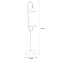 Lampadar, Tatum, 584TTM1504, Fier, Negru