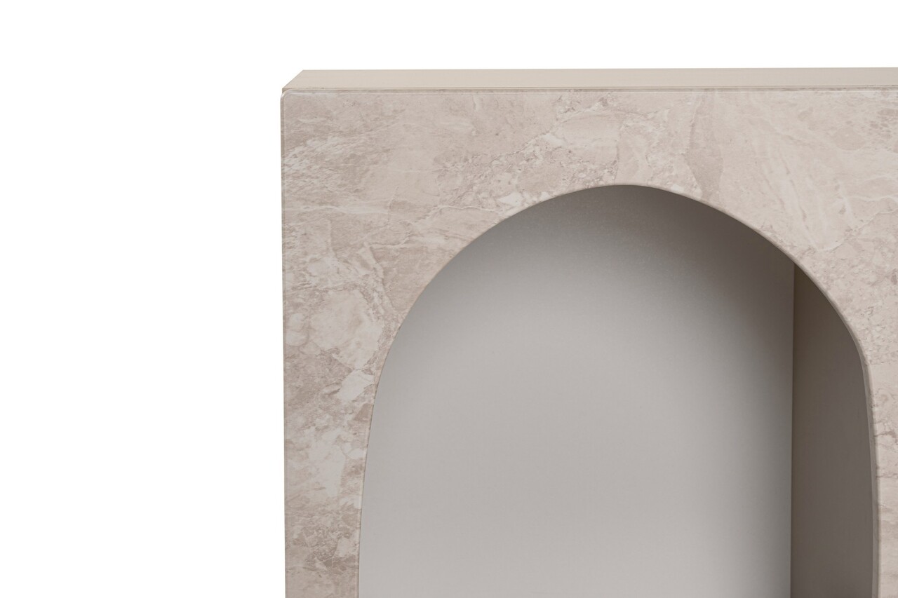 Consola, Nordure, Liva 120, 120x74x37 cm, Travertin Marmură / Gresie - imagine 8