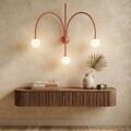 Aplica de perete, Opviq, 536NTD2141, Roz somon