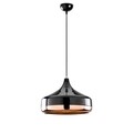 Lustra, Yildo - 253-S, Opviq, 36 x 122 cm, 1 x E27, 40W, negru/cupru
