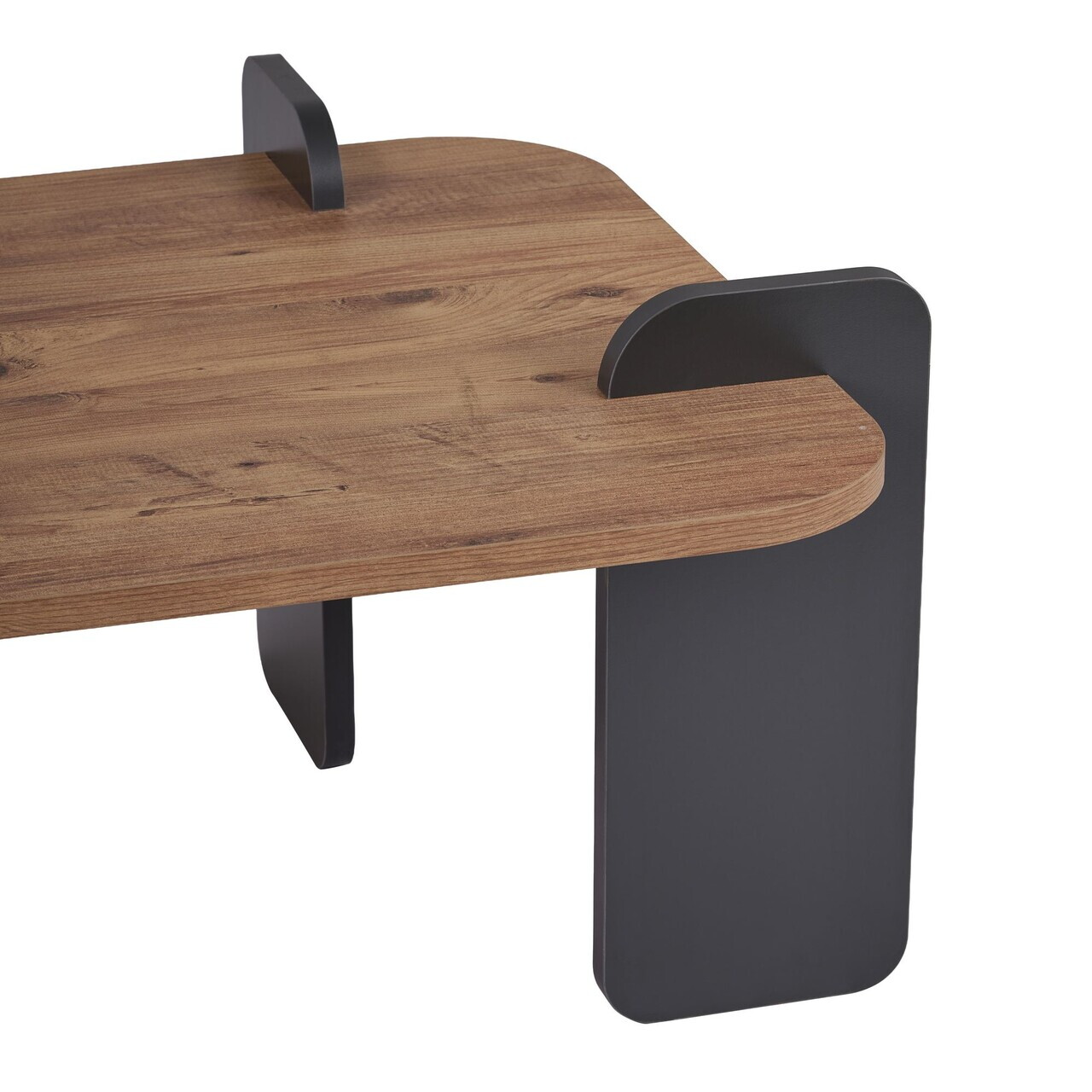 Masuta de cafea, Hanah Home, Renard, 120x35x60 cm, PAL, Pin Atlantic / Antracit — imaginea 7