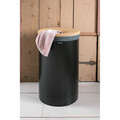 Cos de rufe, Brabantia, Black Cork, 60 L, 38x38x63.5 cm, otel/pluta, negru