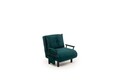 Canapea extensibilă cu 1 loc, Futon, 859FTN2344, Metal , Verde petrol