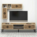 Comoda TV, Hommy Craft, Samba, 180x52x35 cm, Stejar