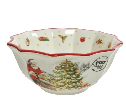 Bol Santa, Decoris, 15x4.8 cm, dolomit, multicolor
