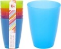 Set 6 pahare Rainbow, 270 ml, polipropilena, multicolor