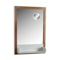 Oglinda cosmetica cu ventuza Mina, Versa, 13x3x13 cm, 5X