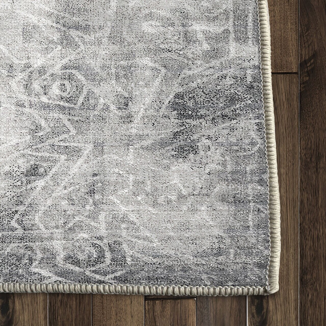 Covor, Kece-Fr04, 180x280 cm, Gri — imaginea 5