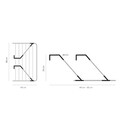 Uscator rufe suspendabil, Brabantia, Metallic Grey, 4.5 m capacitate de uscare, otel, gri metalizat