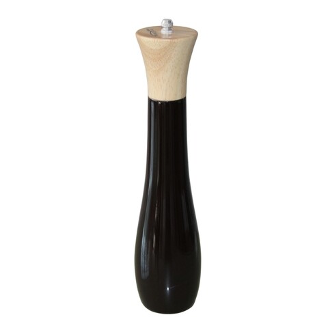 Rasnita manuala pentru sare/piper, Heinner, 30 cm, lemn de arbore de cauciuc/presa din ceramica
