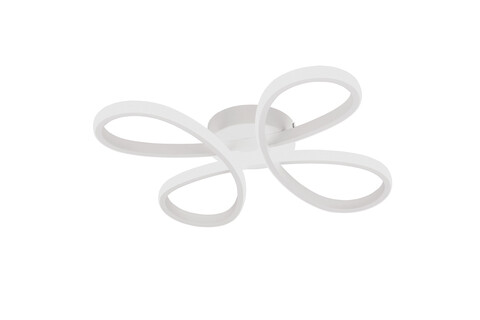 Plafoniera Fly, TRIO, 40x40x7.5 cm, 22W, 1x SMD, metal, alb mat