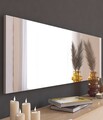 Oglinda decorativa, Siam, Azus, 40x120x2.2 cm, MDF , Alb