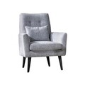 Set canapea extensibilă, Unique Design, 867UNQ1685, Lemn de carpen, Gri