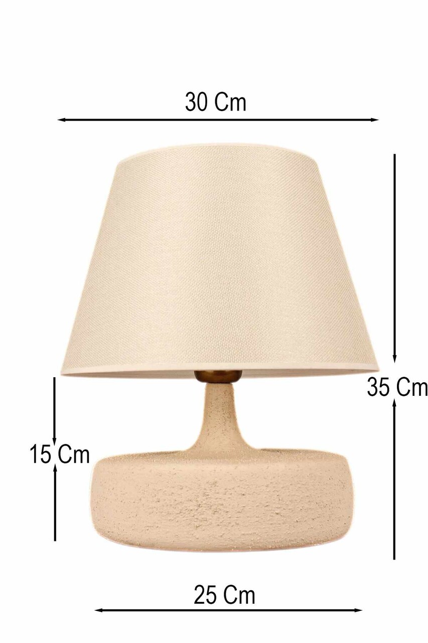 Lampa de masa, L'essentiel Maison, 687HMY2540, Crem - view 3
