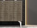 Consola, Olivia, Arona, 150x79x40 cm, PAL , Alb/Maro