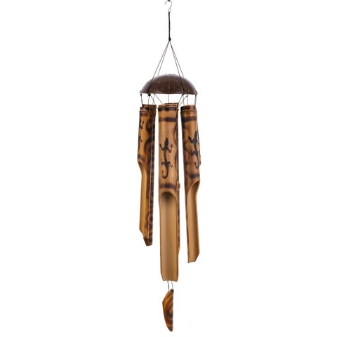 Clopotei de vant, Amber, Creaciones Meng, 12x60 cm, bambus
