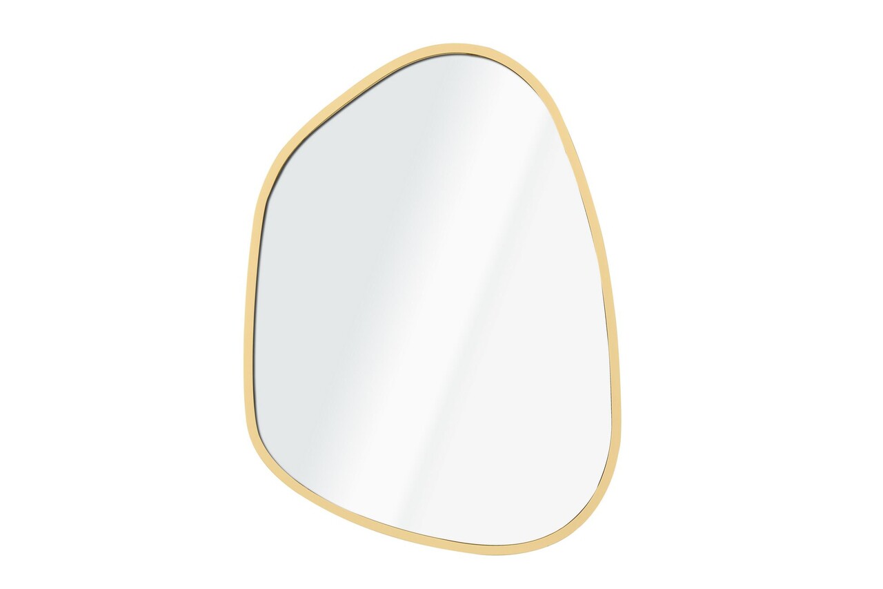 Oglinda decorativa, Lumisfera, Asymmetric Design 50 x 69, Auriu - 1 | YEO