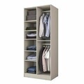 Dulap pentru haine, Hanah Home, BA258, 90x210x57.5 cm, Gresie