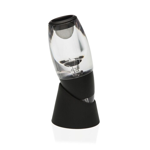 Aerator pentru vin cu suport elliot, versa, plastic, negru