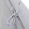 Lenjerie de pat dubla Hoya, Homla, 3 piese, 160x200 cm, bumbac, alb/albastru
