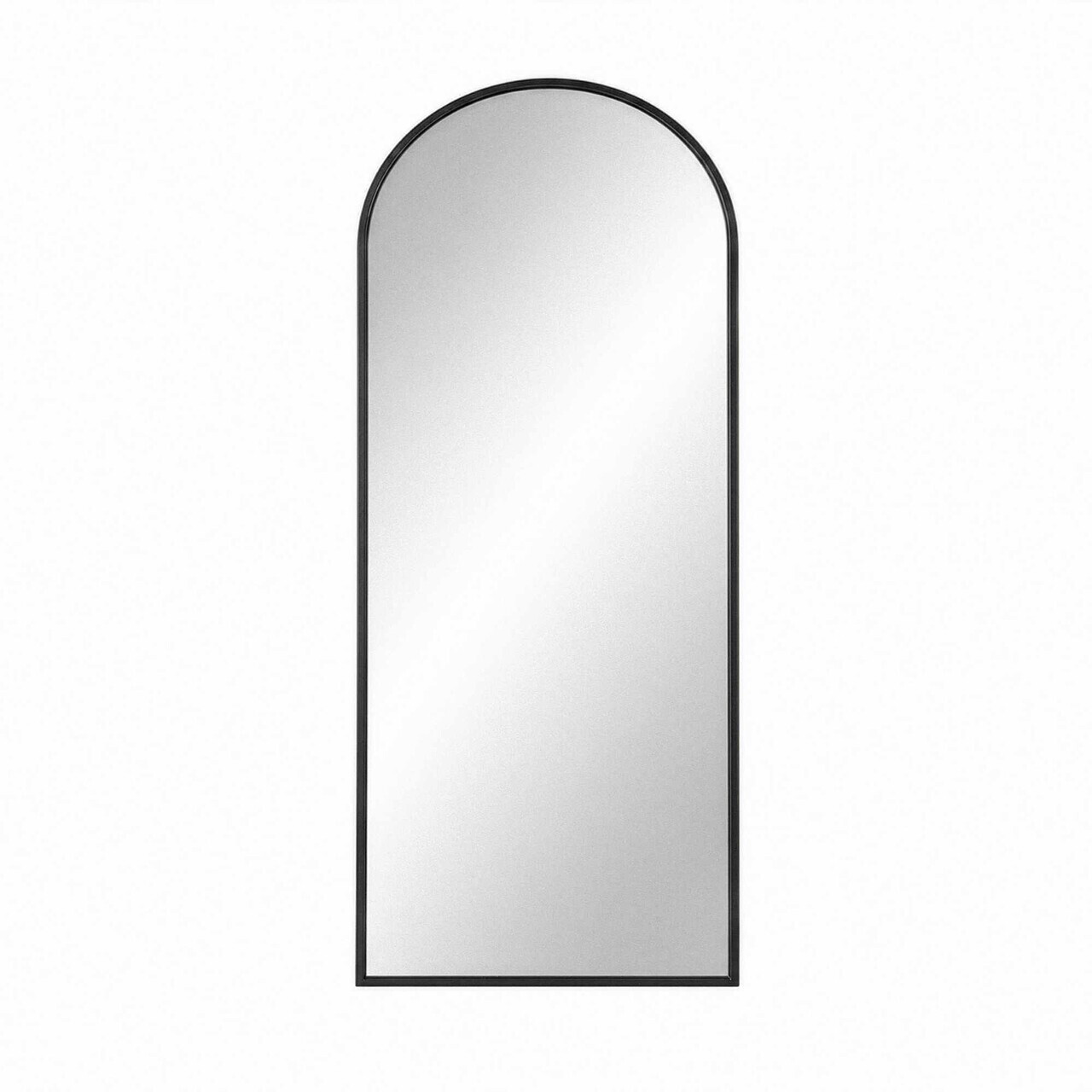 Oglinda Cheval, Hanah Home, Oval 70x180, 70x180x1.5 cm, Negru — imaginea 2