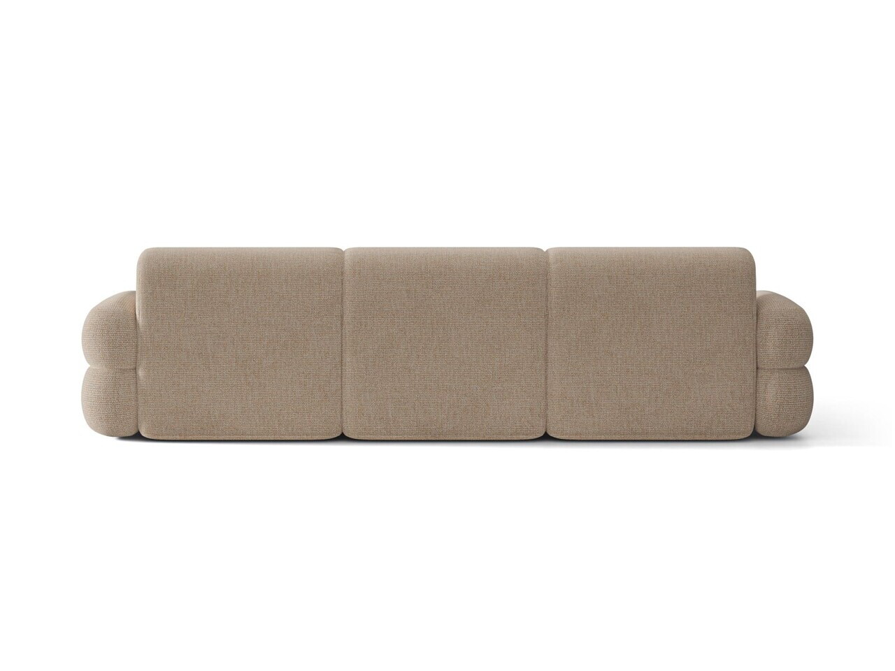 Coltar stanga 4 locuri, Neo, Micadoni Home, 305x165x83 cm, tesatura Chenille Silencio, bej sand — imaginea 4